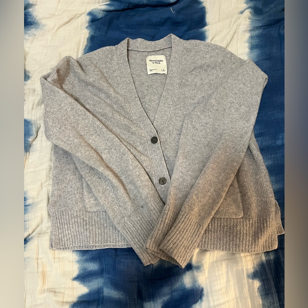 Abercrombie & Fitch Cardigan Grey - Small